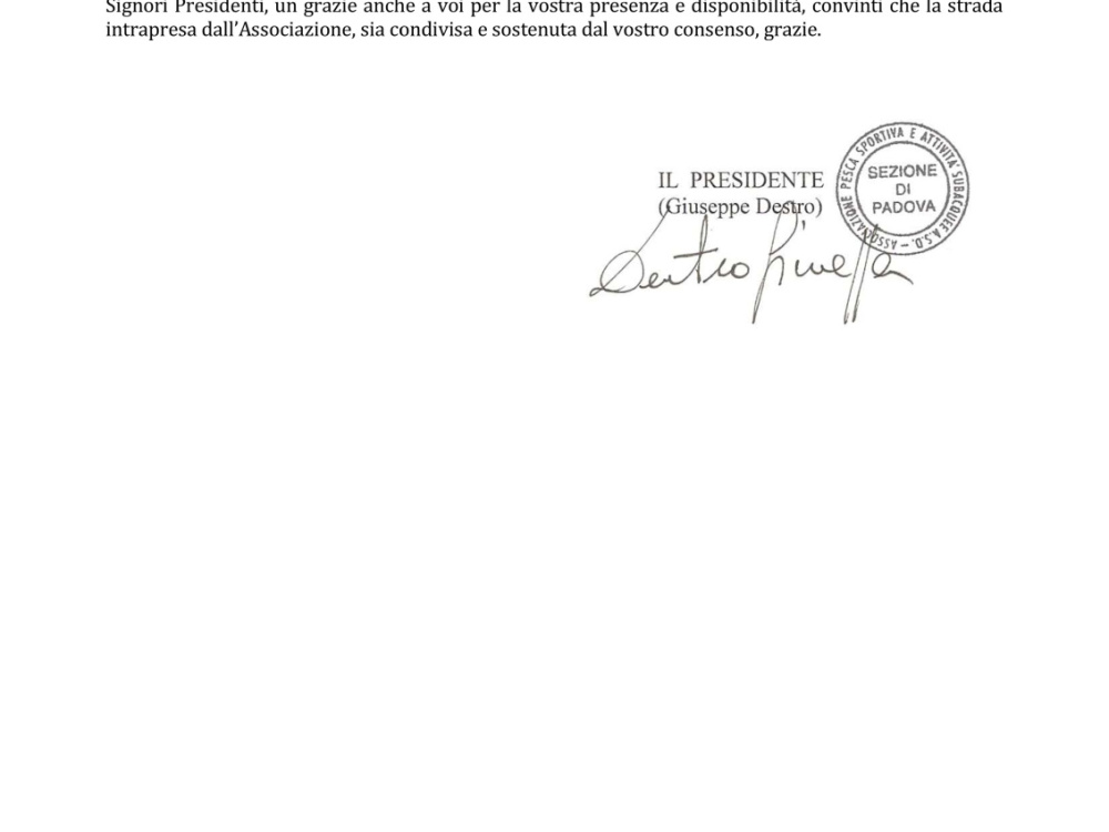 Relazione del Presidente pag. 4